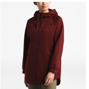 The North Face Jazzer Full Zip Maroon Long Hoodie